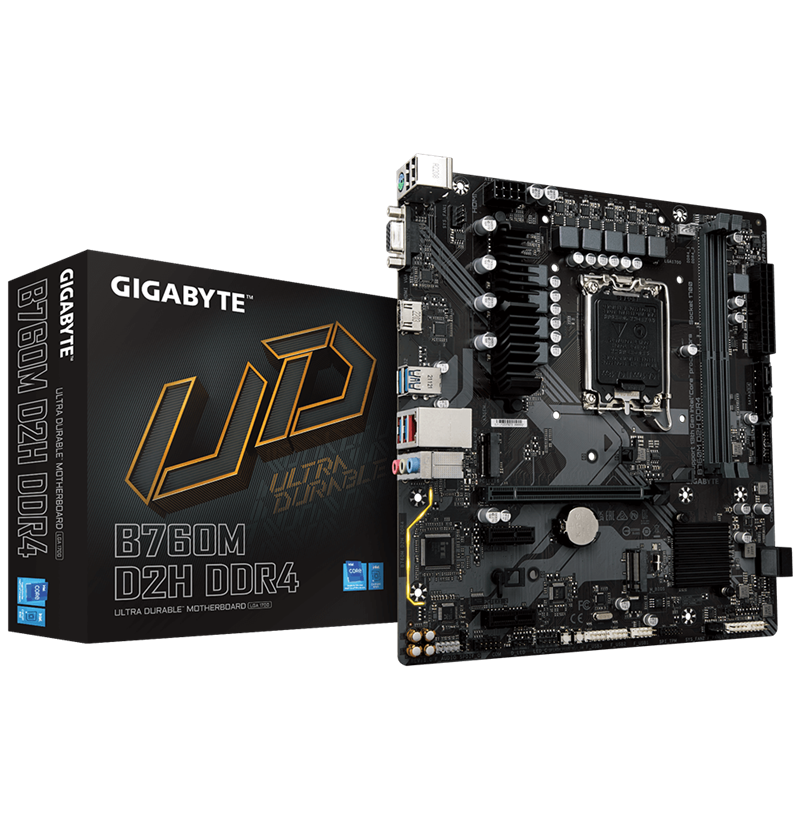 MAINBOARD GIGABYTE B760M D2H DDR4