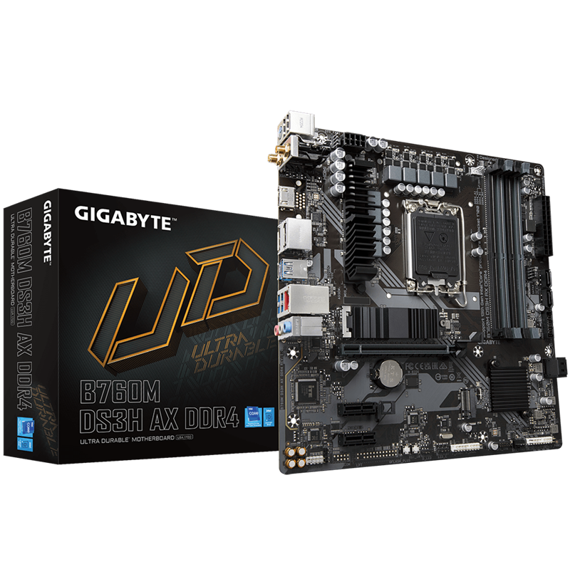 MAINBOARD GIGABYTE B760M DS3H AX DDR4