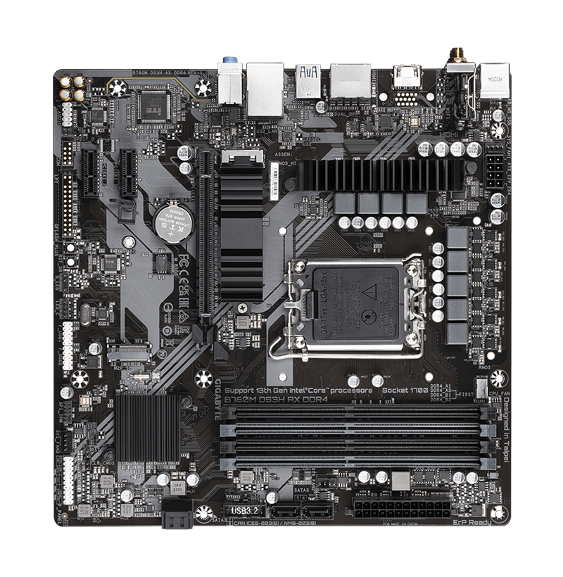MAINBOARD GIGABYTE B760M DS3H AX DDR4