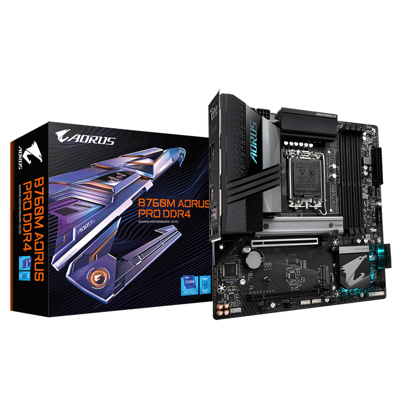 MAINBOARD GIGABYTE B760M AORUS PRO DDR4