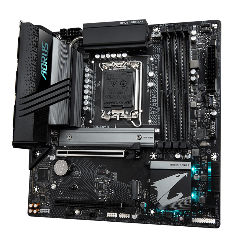 MAINBOARD GIGABYTE B760M AORUS PRO DDR4