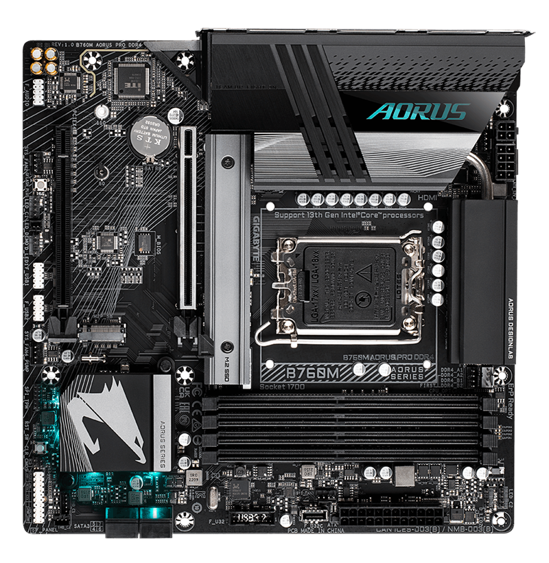 MAINBOARD GIGABYTE B760M AORUS PRO DDR4