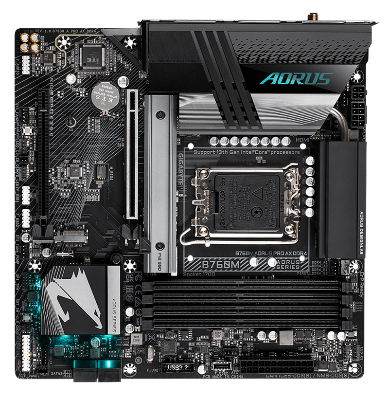 MAINBOARD GIGABYTE B760M A PRO AX DDR4