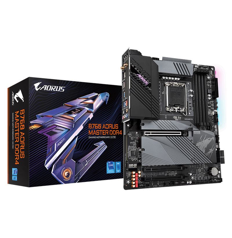 MAINBOARD GIGABYTE B760 AORUS MASTER DDR4