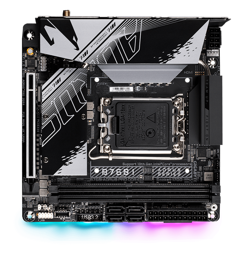 MAINBOARD GIGABYTE B760I AORUS PRO DDR4