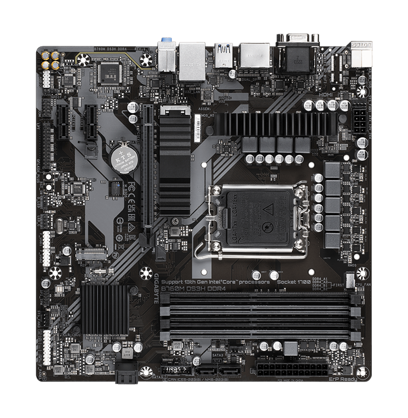 MAINBOARD GIGABYTE B760M DS3H DDR4