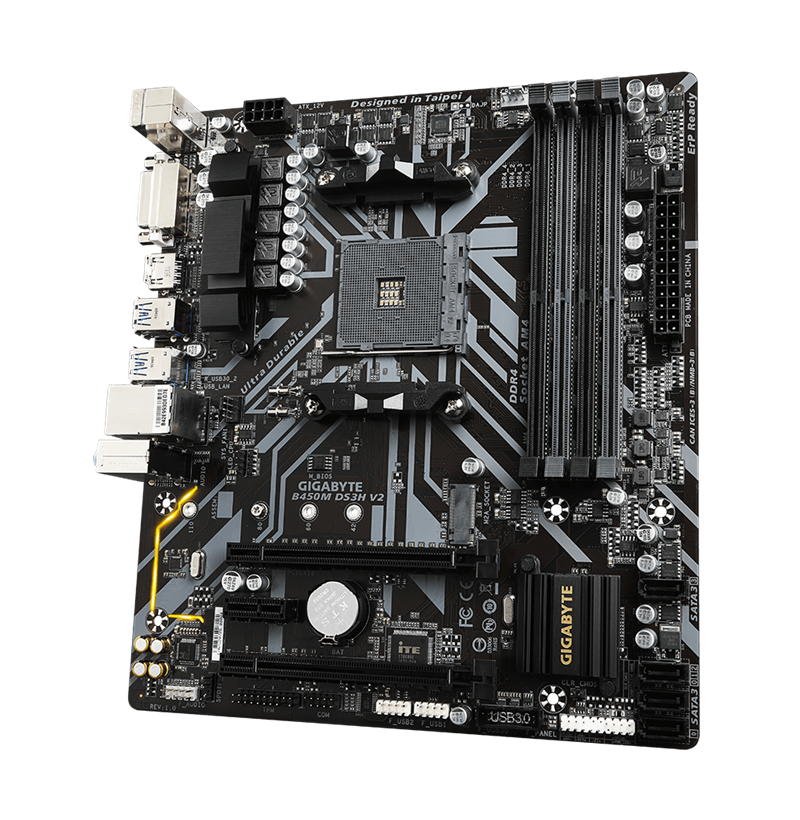 MAINBOARD GIGABYTE B450M DS3H V2