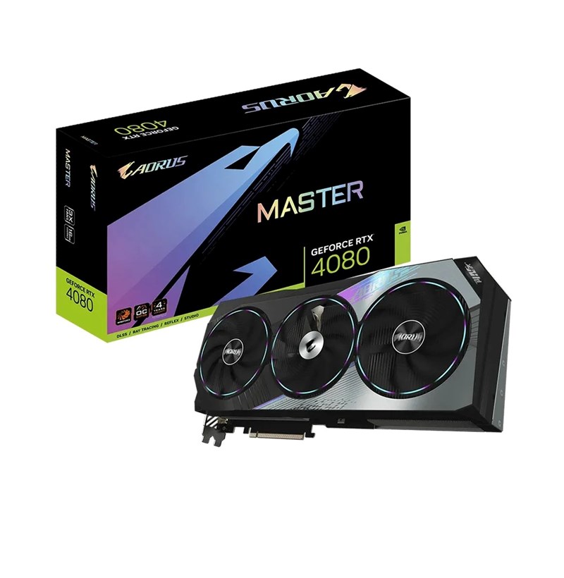 CARD MÀN HÌNH GIGABYTE AORUS GEFORCE RTX 4080 16GB MASTER 16GB GDDR6X