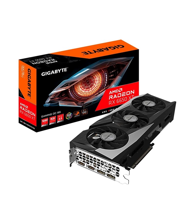 CARD MÀN HÌNH GIGABYTE RADEON RX 6650 XT GAMING OC 8G 8GB GDDR6