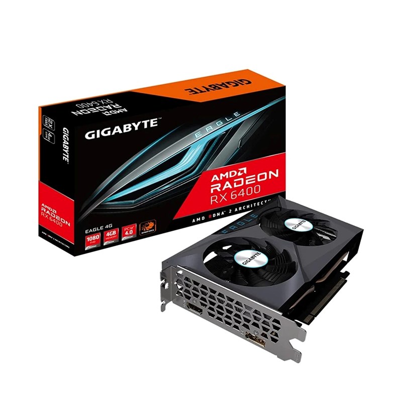 CARD MÀN HÌNH GIGABYTE RADEON RX 6400 EAGLE 4G 4GB GDDR6