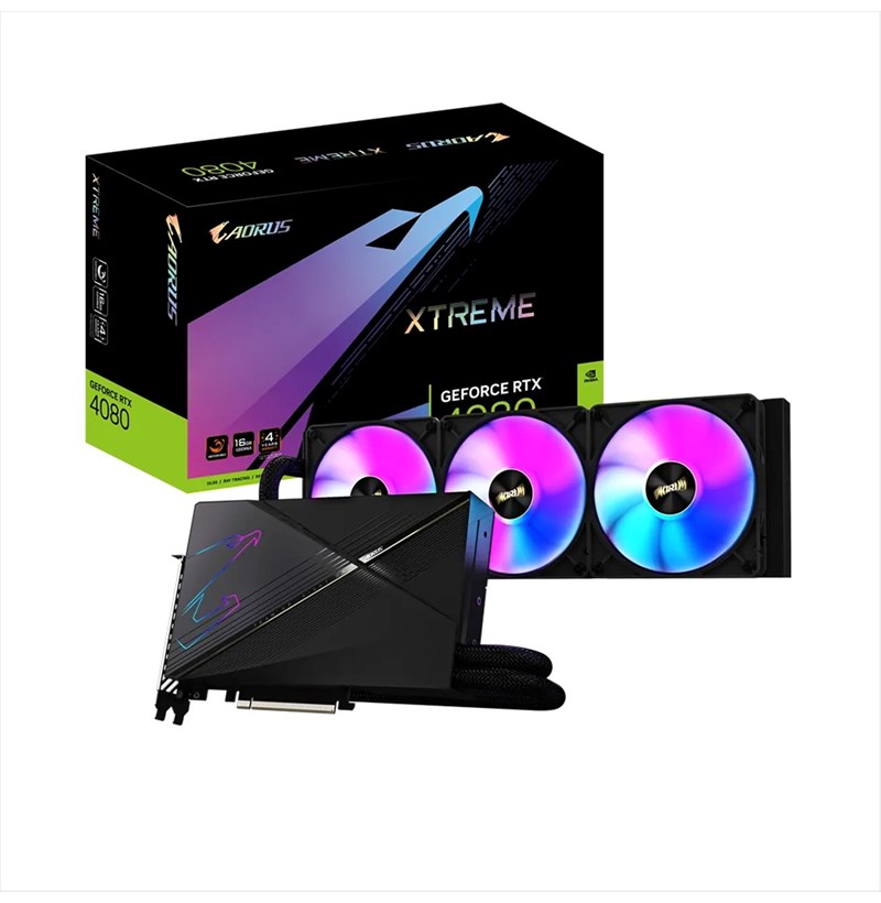 CARD MÀN HÌNH GIGABYTE AORUS GEFORCE RTX 4080 16GB XTREME WATERFORCE 16GB GDDR6X