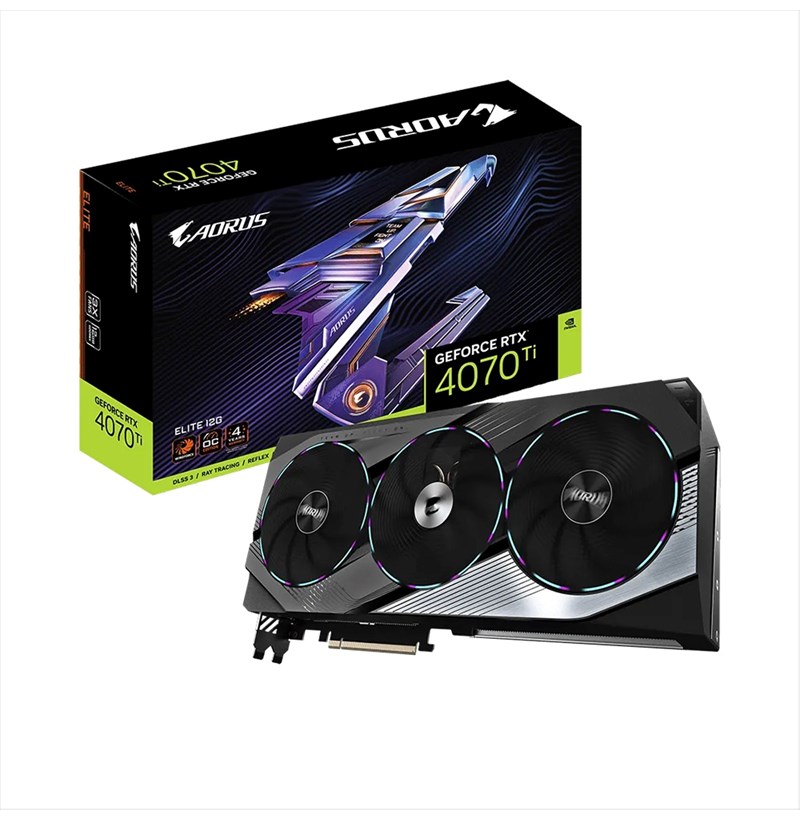 CARD MÀN HÌNH GIGABYTE AORUS GEFORCE RTX 4070 TI ELITE 12G 12GB GDDR6X