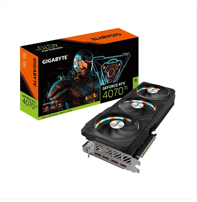 CARD MÀN HÌNH GIGABYTE GEFORCE RTX 4070 TI GAMING OC 12G 12GB GDDR6X