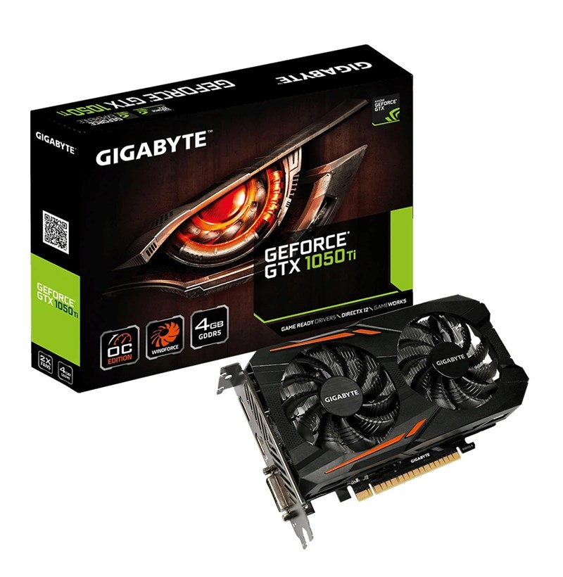 CARD MÀN HÌNH GIGABYTE GEFORCE GTX 1050TI 4GB GDDR5 OC