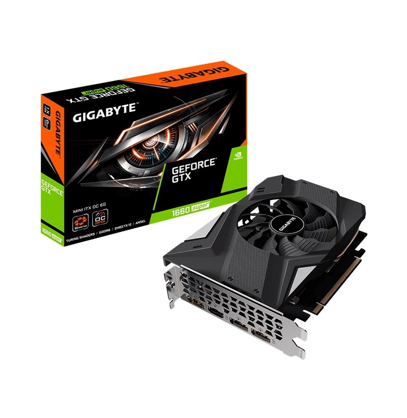 CARD MÀN HÌNH GIGABYTE GEFORCE GTX 1660 SUPER MINI ITX OC 6G 6GB GDDR6