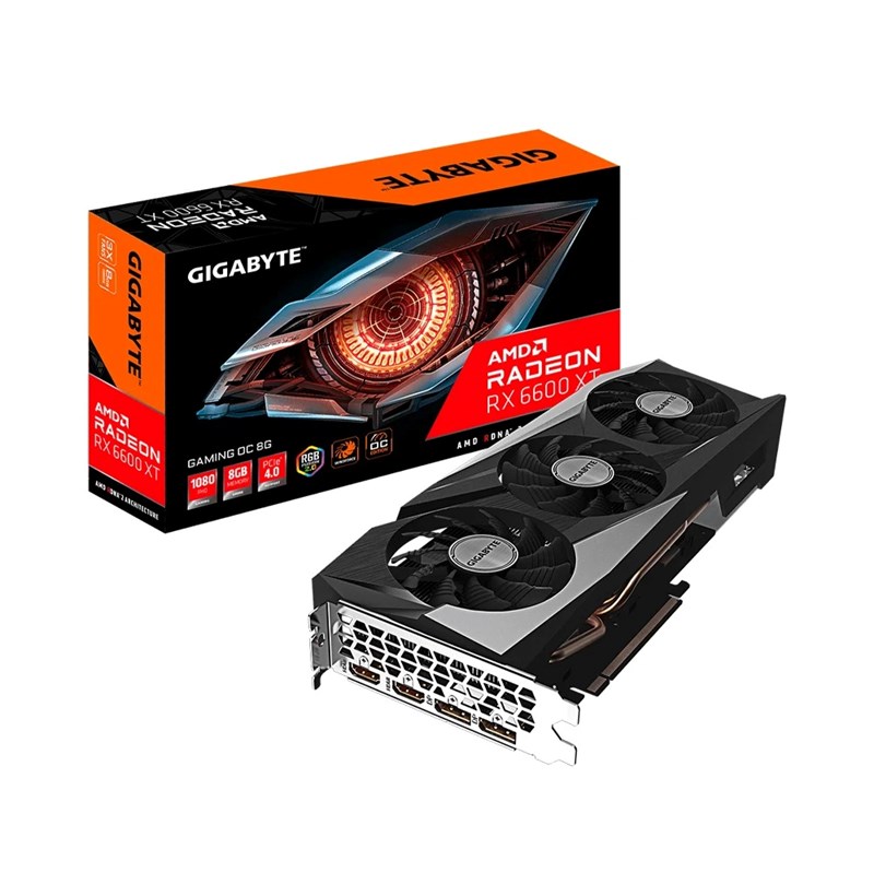 CARD MÀN HÌNH GIGABYTE RADEON RX 6600 XT GAMING OC 8G 8GB GDDR6