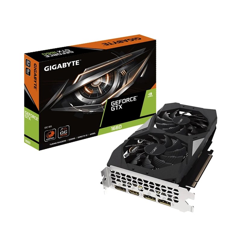 CARD MÀN HÌNH GIGABYTE GEFORCE GTX 1660 6GB GDDR5 OC