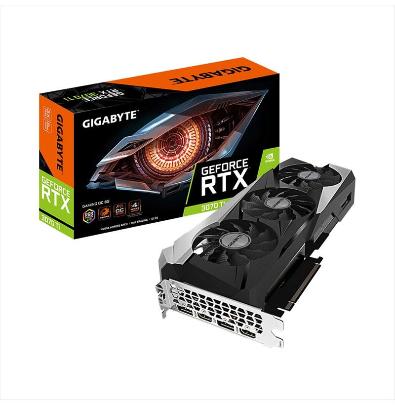 CARD MÀN HÌNH GIGABYTE GEFORCE RTX 3070 TI GAMING OC 8G 8GB GDDR6X