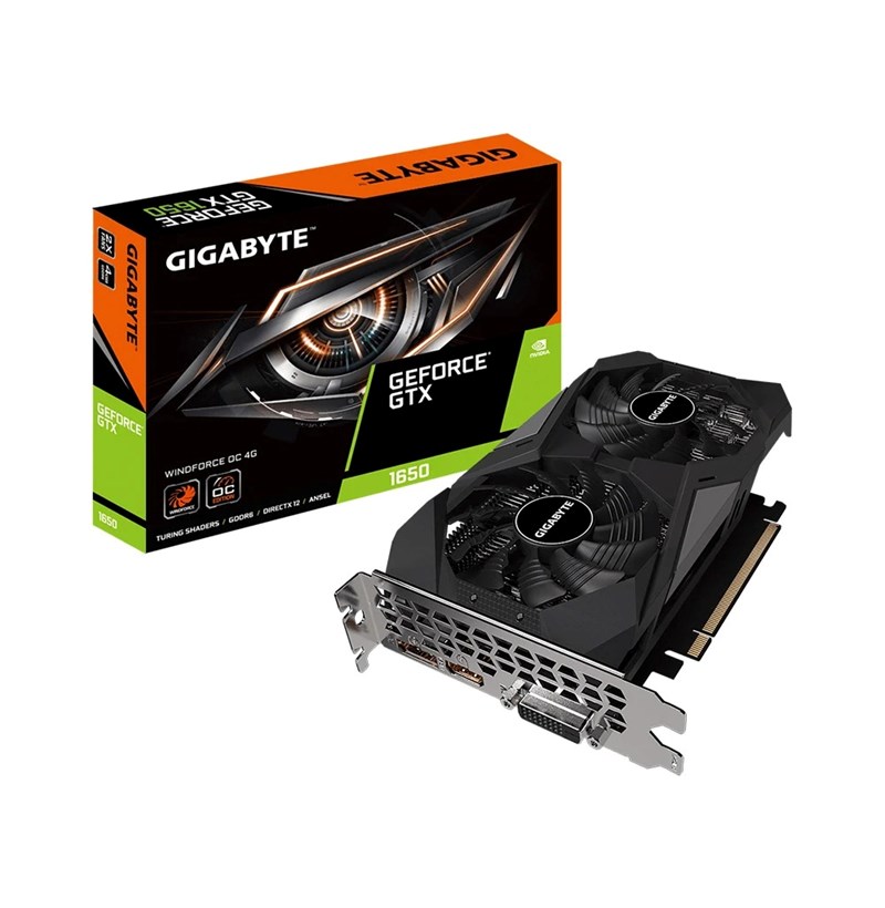CARD MÀN HÌNH GIGABYTE GEFORCE GTX 1650 D6 WINDFORCE OC 4GB GDDR6