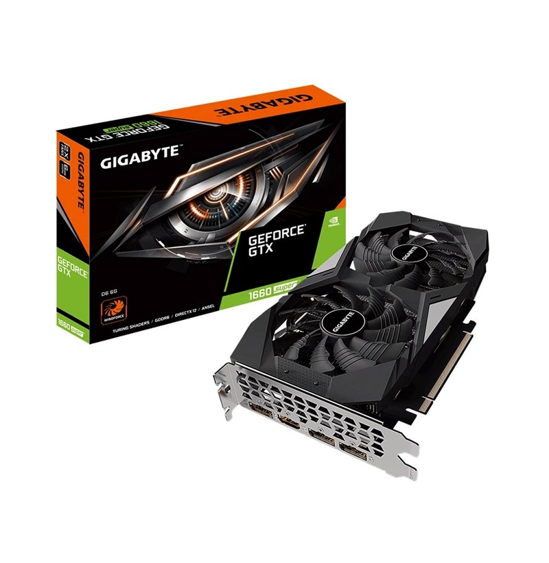 CARD MÀN HÌNH GIGABYTE GEFORCE GTX 1660 SUPER D6 6G 6GB GDDR6