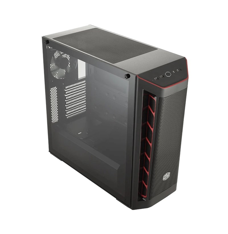 VỎ MÁY TÍNH COOLER MASTER MASTERBOX MB511 TG RED TRIM