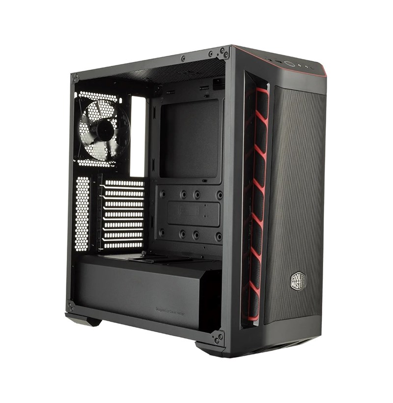 VỎ MÁY TÍNH COOLER MASTER MASTERBOX MB511 TG RED TRIM