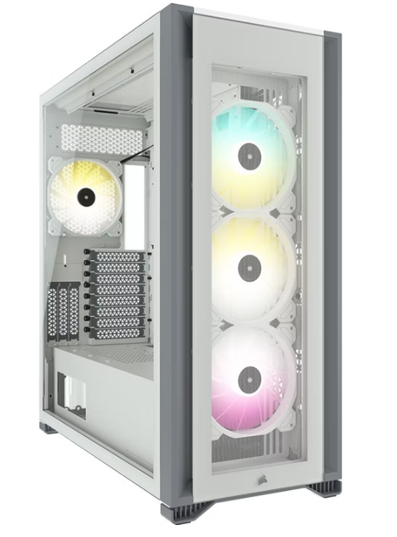 VỎ MÁY TÍNH CORSAIR iCUE 7000X RGB TG WHITE