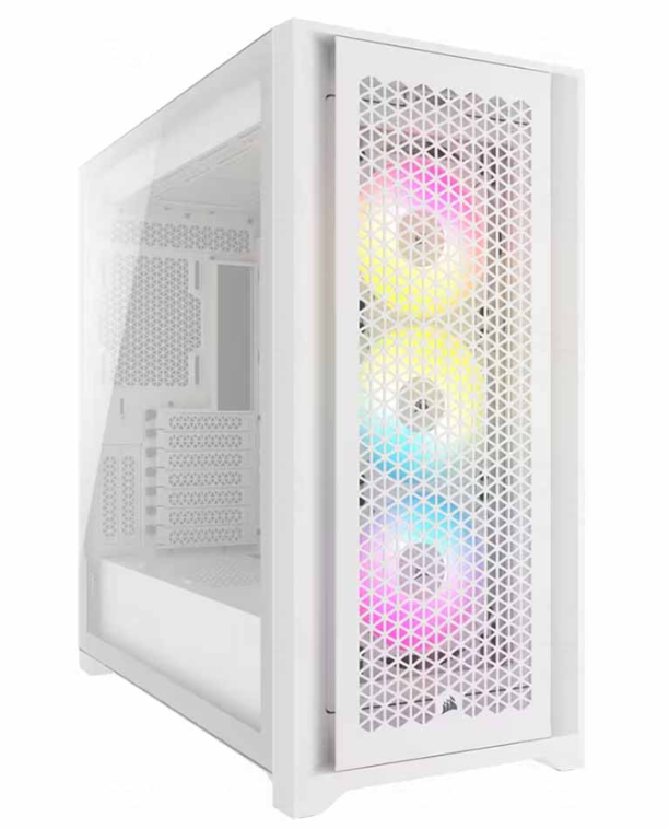 VỎ MÁY TÍNH CORSAIR iCUE 5000D RGB AIRFLOW, TRUE WHITE