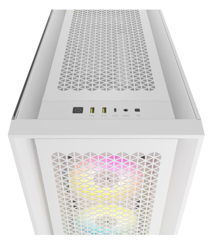 VỎ MÁY TÍNH CORSAIR iCUE 5000D RGB AIRFLOW, TRUE WHITE