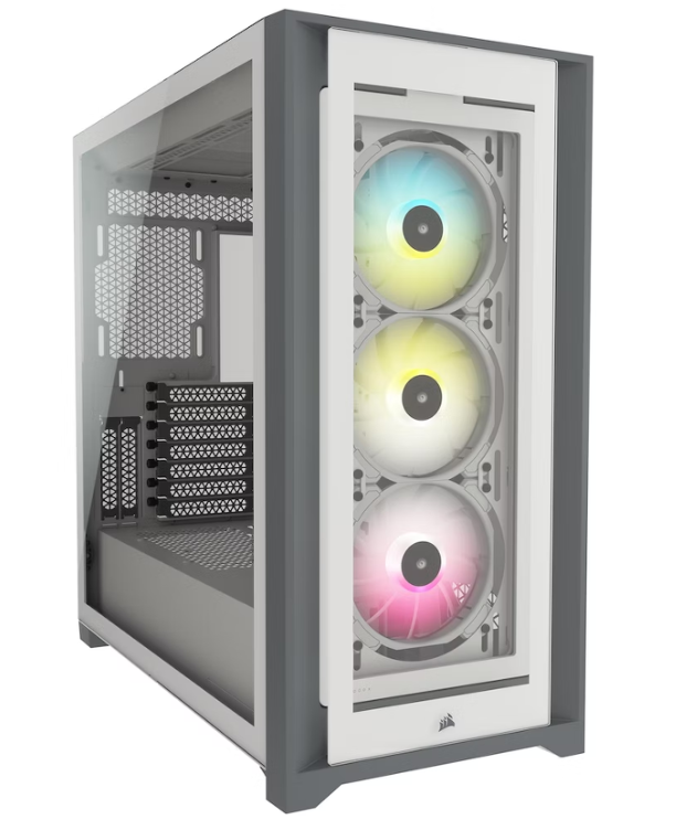 VỎ MÁY TÍNH CORSAIR iCUE 5000X RGB TG WHITE