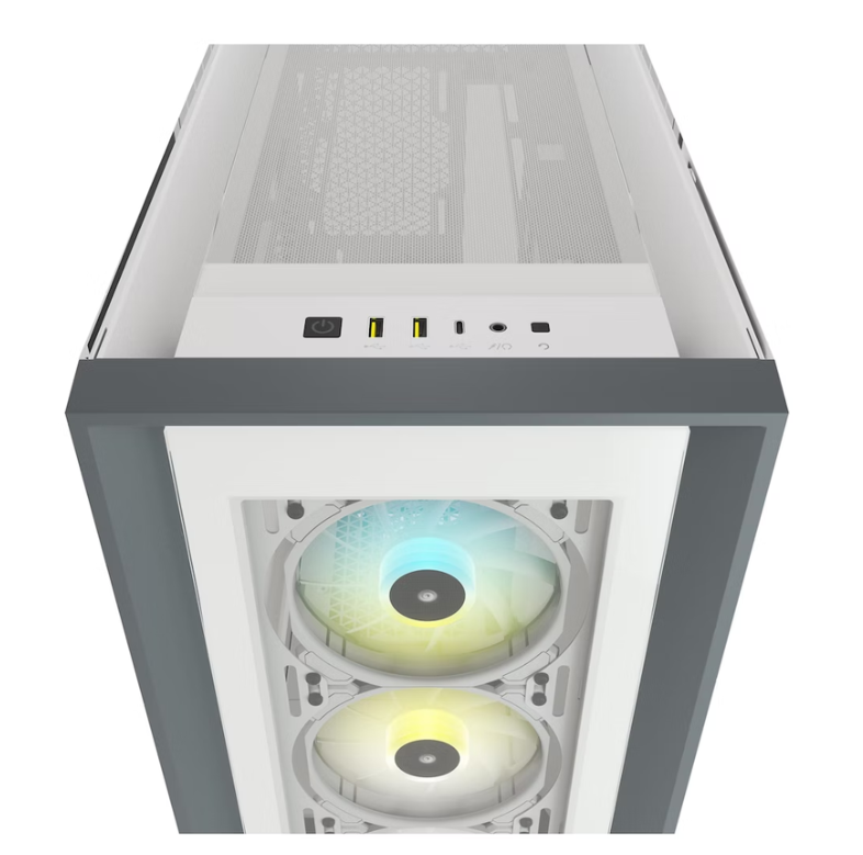 VỎ MÁY TÍNH CORSAIR iCUE 5000X RGB TG WHITE