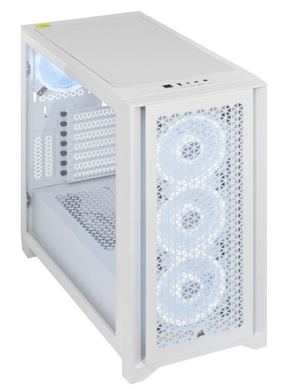 VỎ MÁY TÍNH CORSAIR iCUE 4000D RGB AIRFLOW QL TRUE WHITE