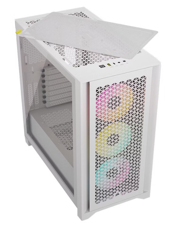 VỎ MÁY TÍNH CORSAIR iCUE 4000D RGB AIRFLOW, TRUE WHITE