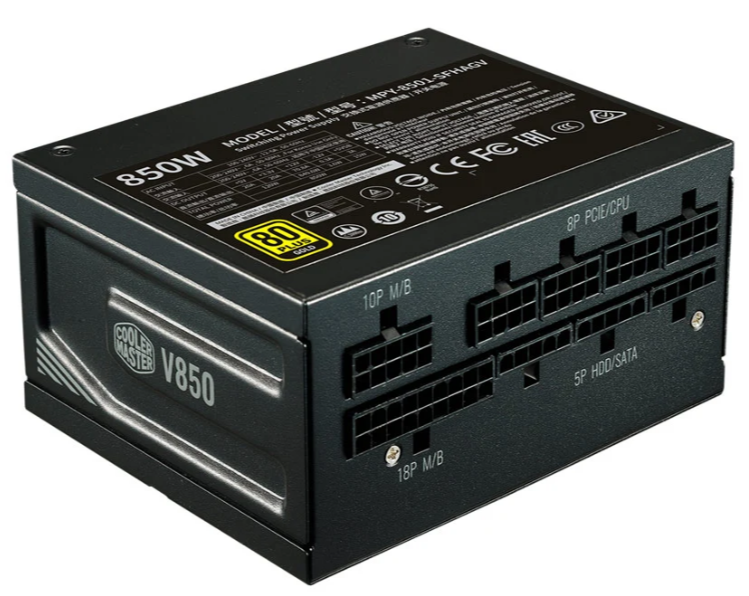 NGUỒN MÁY TÍNH COOLER MASTER V850 SFX GOLD 850W 80 PLUS GOLD FULL MODULAR