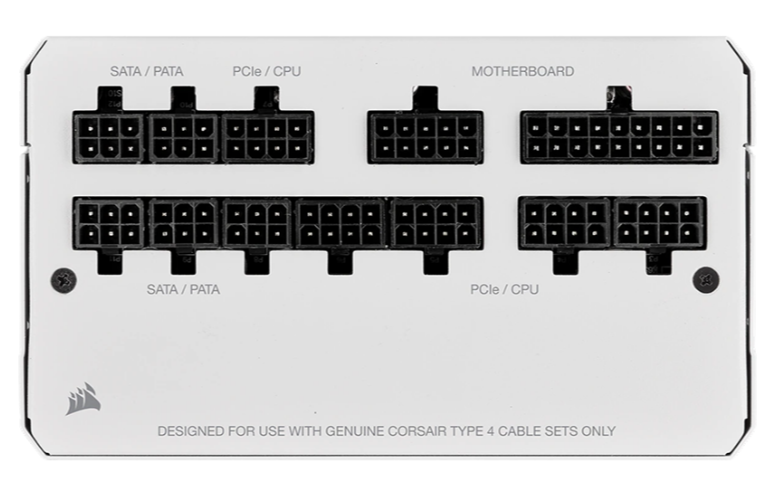 NGUỒN MÁY TÍNH CORSAIR RM850 WHITE 2021 - 850W - 80 PLUS GOLD - FULL MODULAR