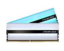 BỘ NHỚ MÁY TÍNH TEAM T-FORCE XTREEM WHITE ARGB 64GB (2 x 32GB) DDR4 3600MHz