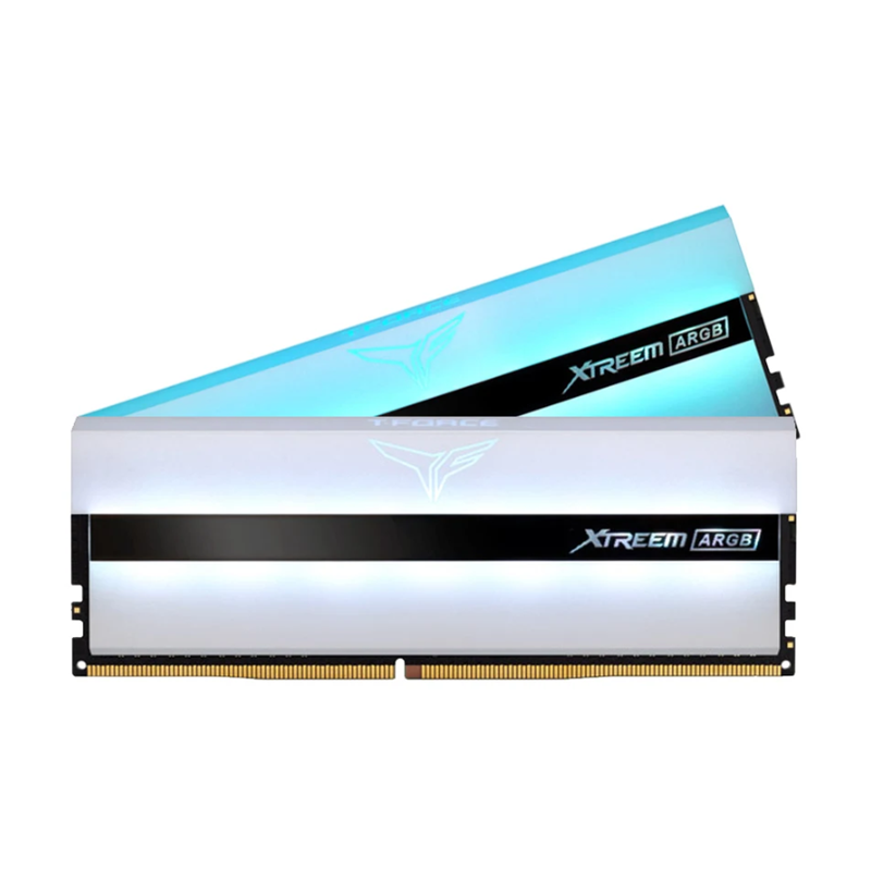 BỘ NHỚ MÁY TÍNH TEAM T-FORCE XTREEM WHITE ARGB 16GB (2 x 8GB) DDR4 4000MHz