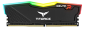 BỘ NHỚ MÁY TÍNH TEAM T-FORCE DELTA BLACK RGB 8GB (1 x 8GB) DDR4 3200MHz