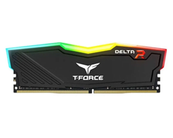 BỘ NHỚ MÁY TÍNH TEAM T-FORCE DELTA BLACK RGB 8GB (1 x 8GB) DDR4 3200MHz
