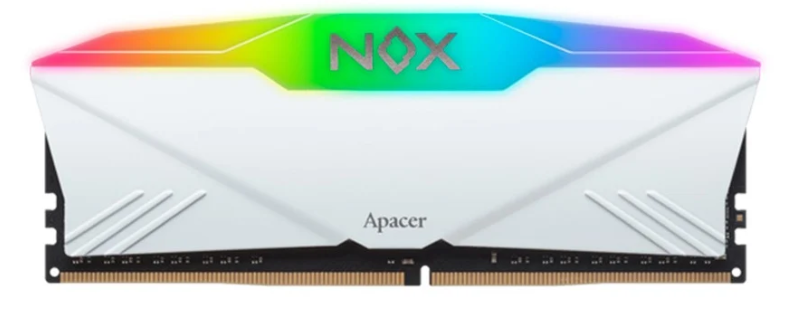 BỘ NHỚ MÁY TÍNH APACER DDR4 16G 3200 OC NOX RGB WHITE AURA 2 (1 x 16GB) DDR4 3200MHz