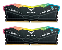 BỘ NHỚ MÁY TÍNH TEAM T-FORCE DELTA BLACK RGB 32GB (2 X 16GB) DDR5 5200MHz