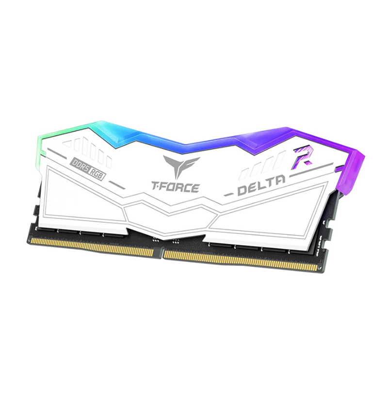 BỘ NHỚ MÁY TÍNH TEAM DELTA WHITE 32GB (2 X 16GB) DDR5 6000MHz