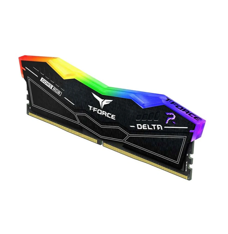 BỘ NHỚ MÁY TÍNH TEAM DELTA BLACK RGB 32GB (2 X 16GB) DDR5 6000MHz