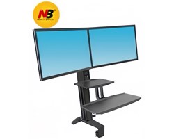 GIÁ TREO GẮN BÀN 2 LCD L100