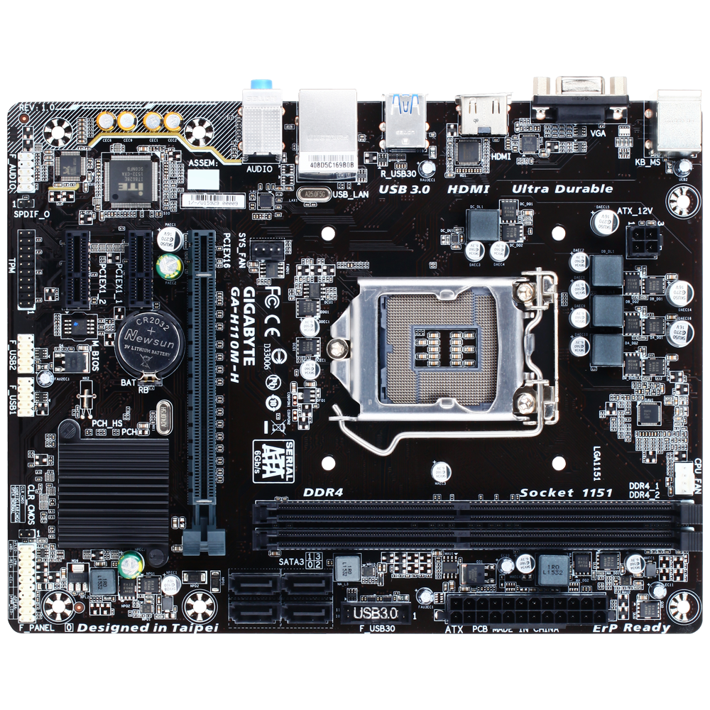 MAINBOARD GYGABYTE H110M H