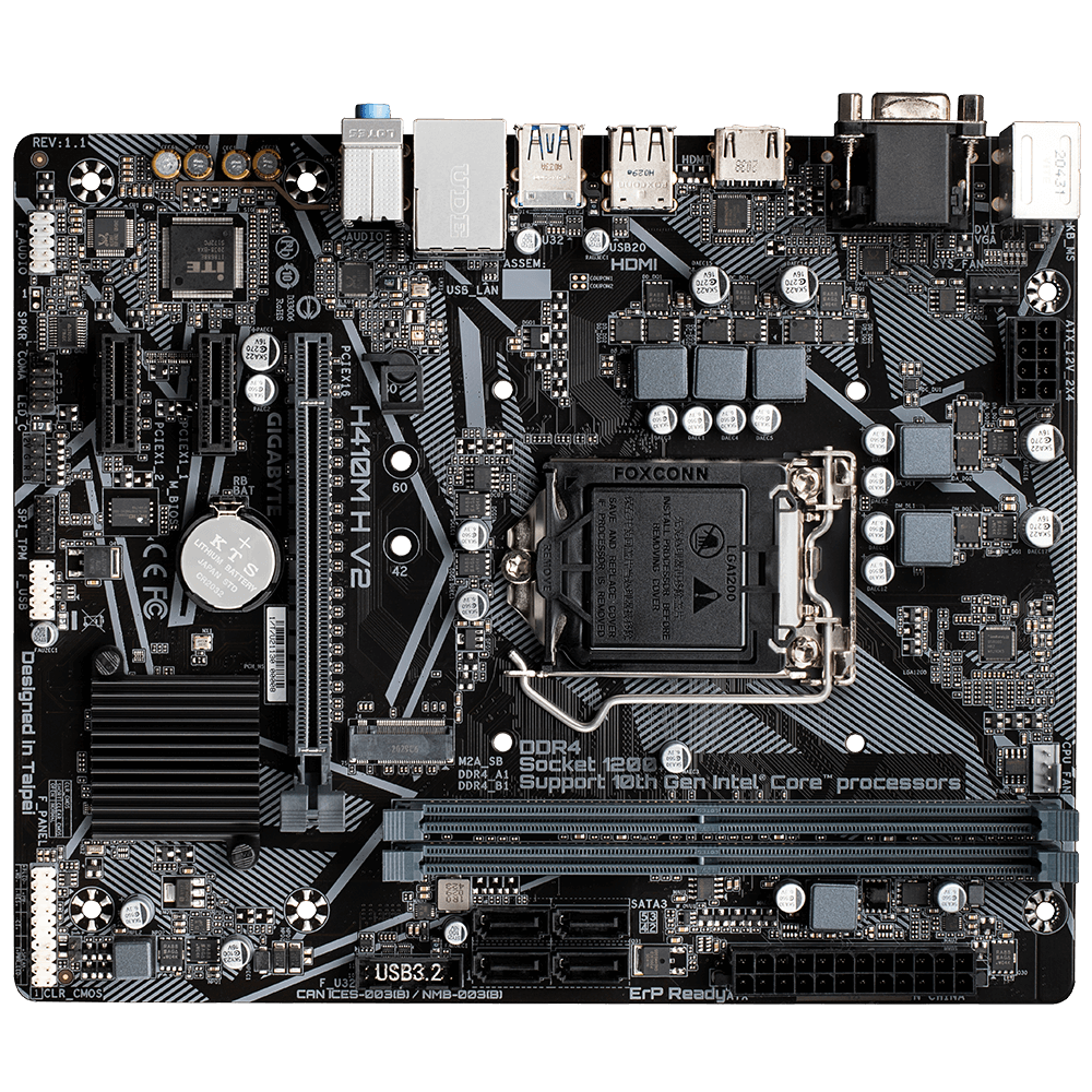 MAINBOARD GIGABYTE H410M-H V2