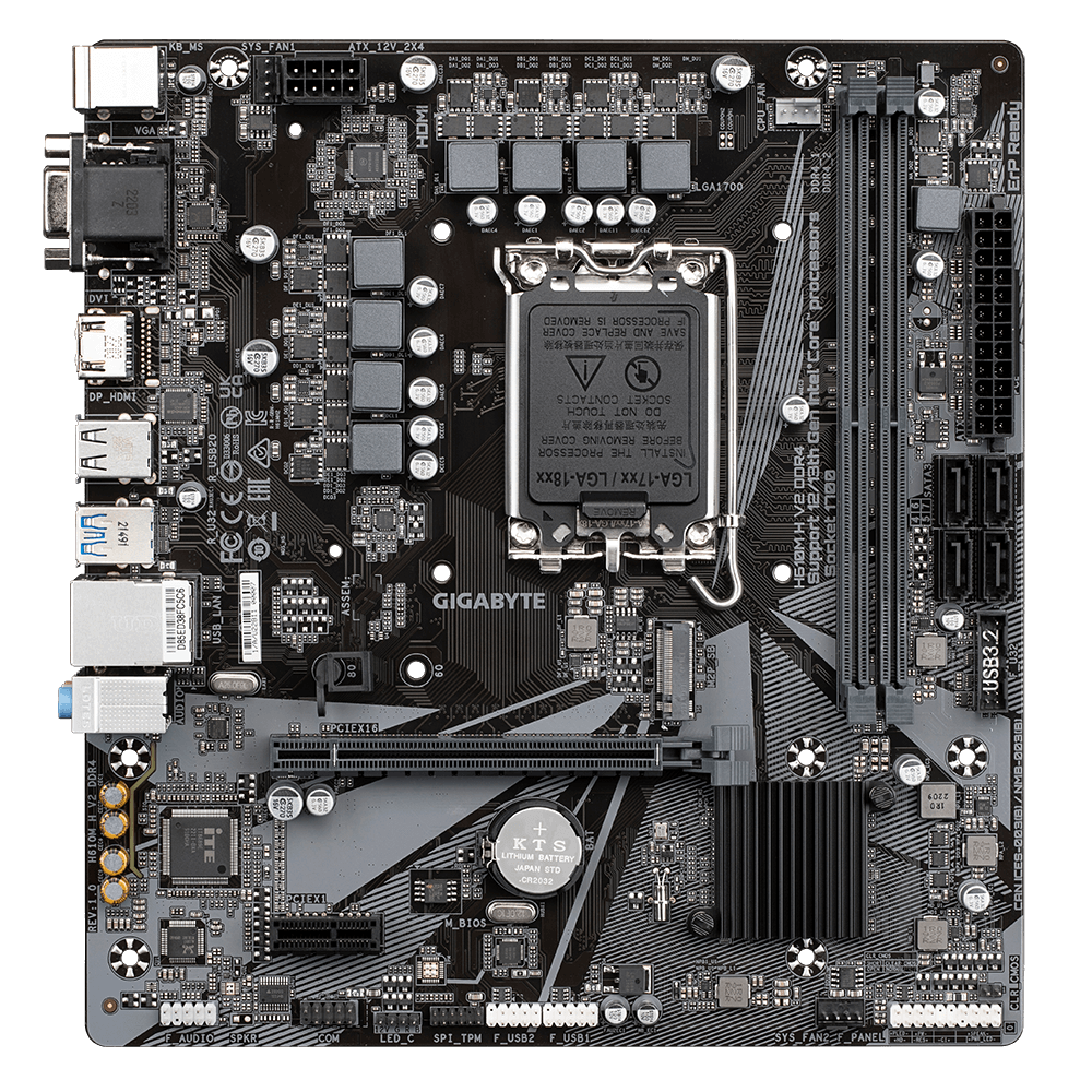 MAINBOARD GIGABYTE H610M H V2 DDR4