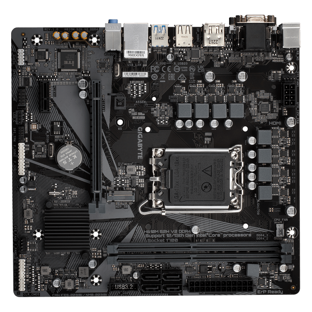 MAINBOARD GIGABYTE H610M S2H V2 DDR4