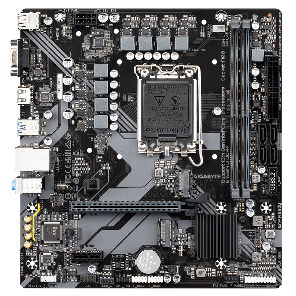 MAINBOARD GIGABYTE B760M D DDR4
