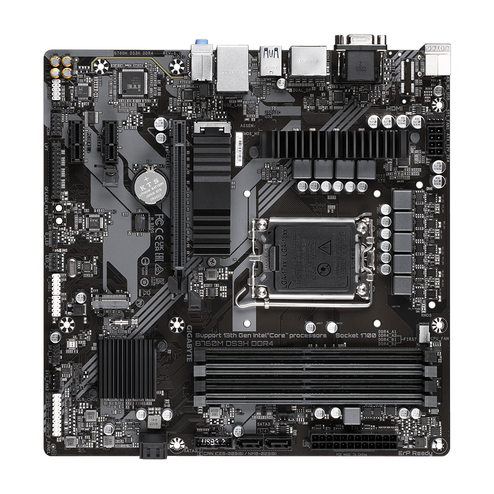 MAINBOARD GIGABYTE B760M DS3H DDR4